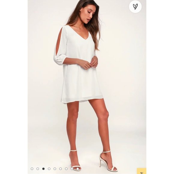 NWT LULUS Shifting Dears  Long Sleeve Dress Size Small - Picture 1 of 13